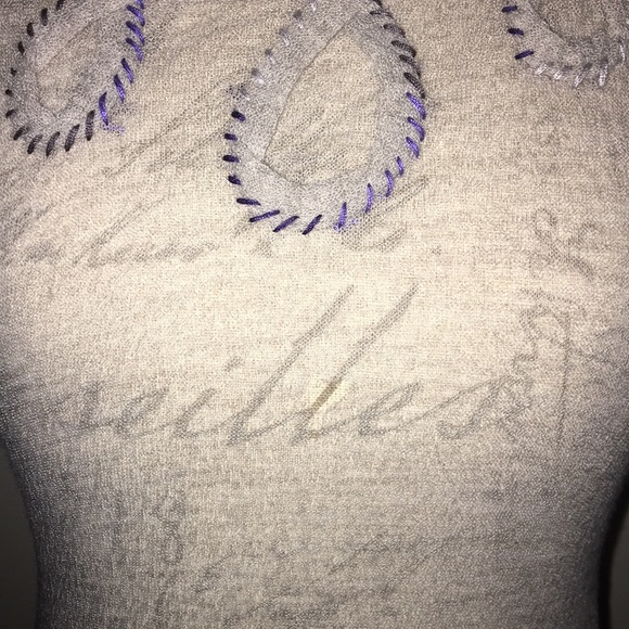 NWOT Free People grey sheer sleeveless blouse XS - Picture 7 of 8